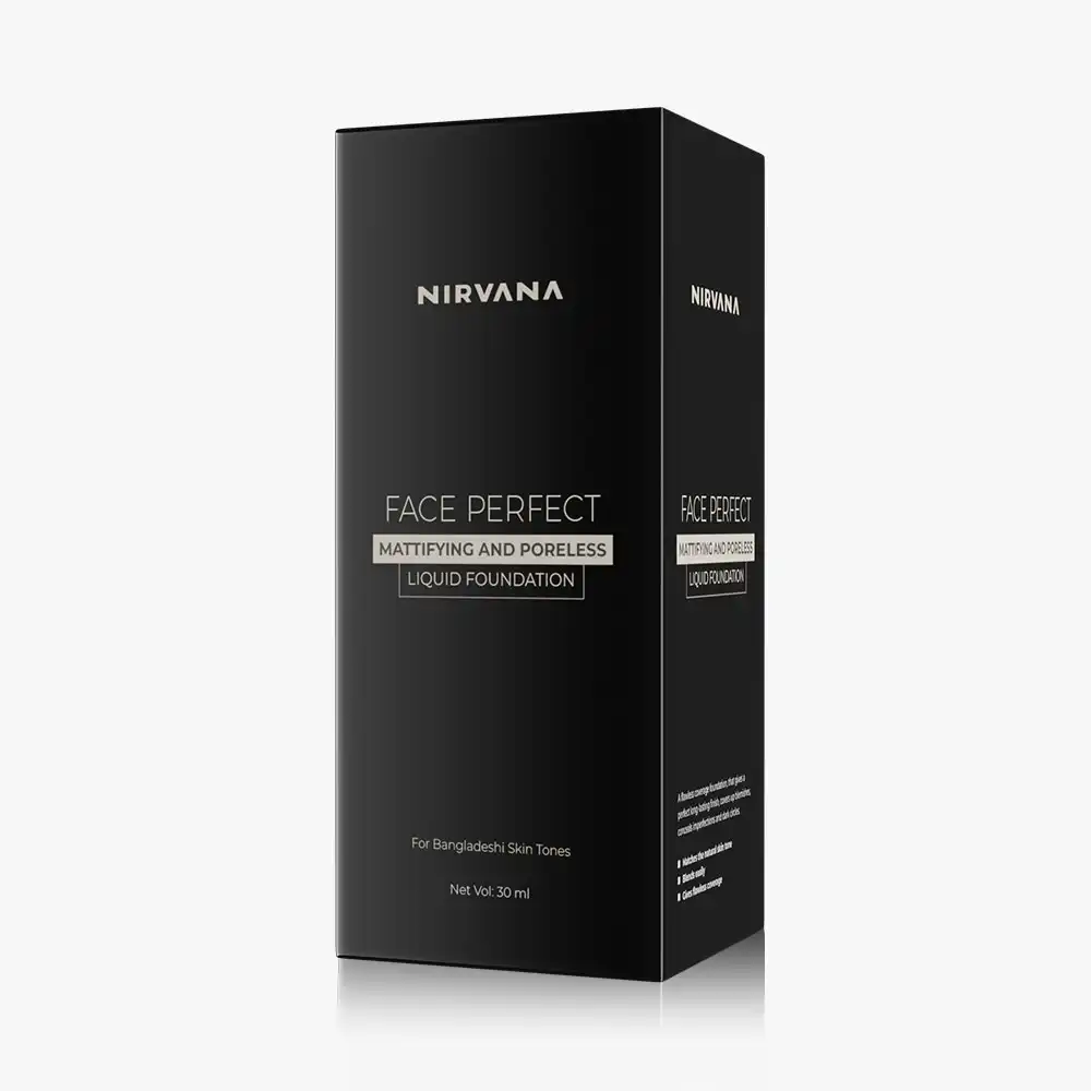 Nirvana Color Face Perfect Liquid Foundation Light Honey F04 (2)