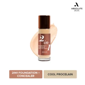 Absolute New York 2 in 1 Foundation and Concealer MFFC04 Cool Beige (2)