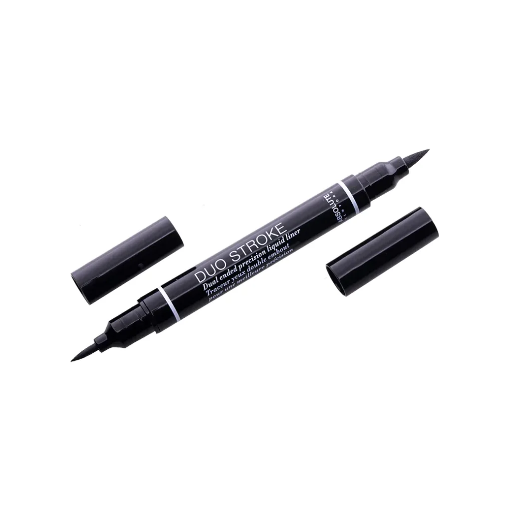 Absolute New York Duo Stroke Dual Ended Precision Liquid Liner Black Noir