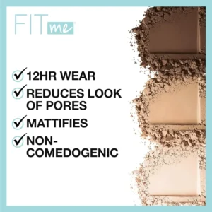 Maybelline Fit Me Matte and Poreless Pressed Powder Benefit