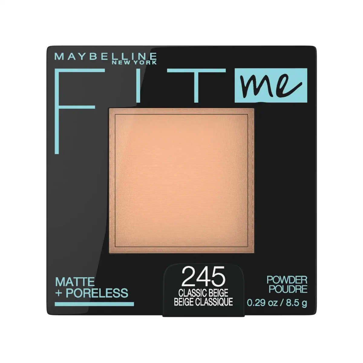 Maybelline Fit Me Matte and Poreless Pressed Powder Classic Beige 245