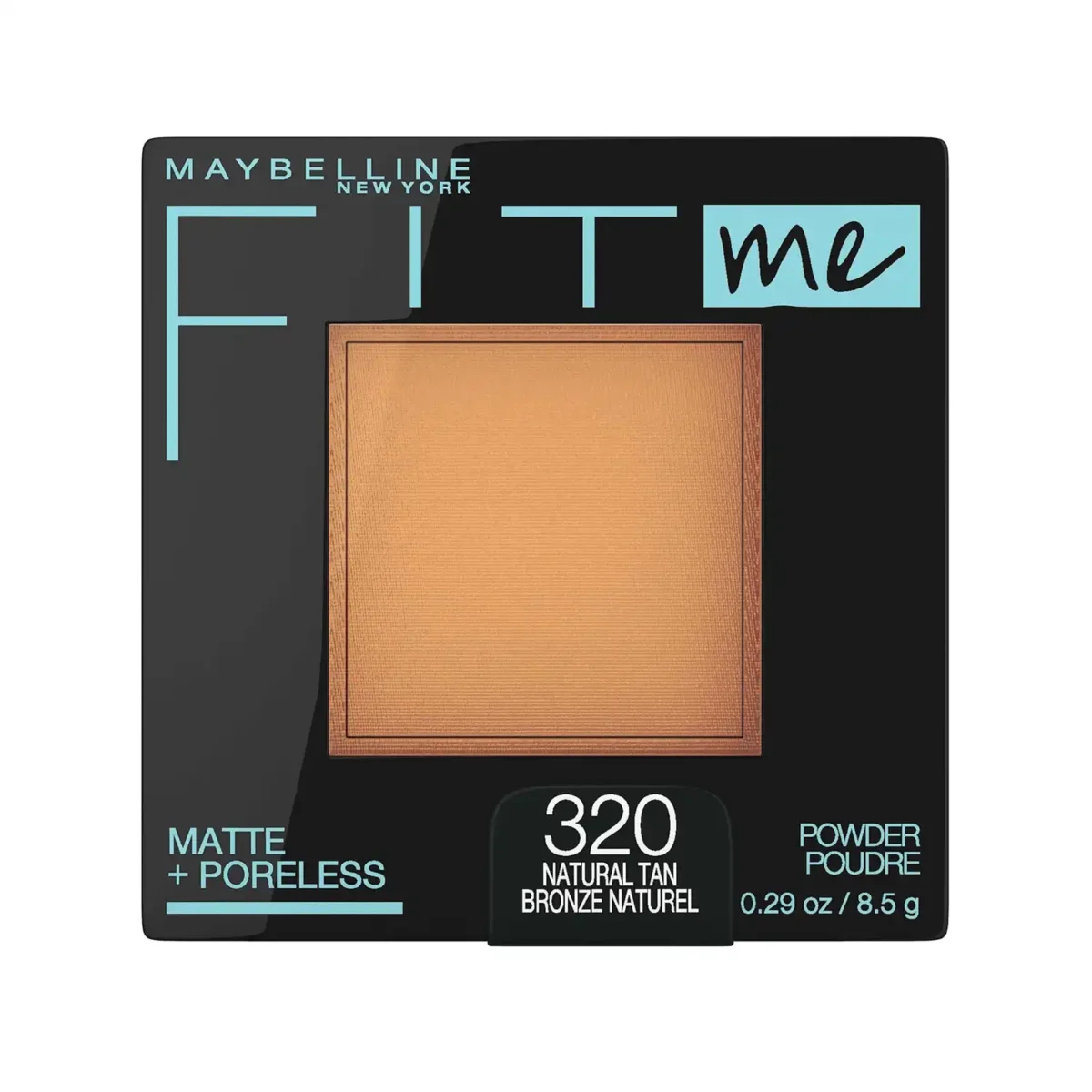 Maybelline Fit Me Matte and Poreless Pressed Powder Natural Tan 320