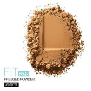 Maybelline Fit Me Matte and Poreless Pressed Powder Toffee 330 Swatch