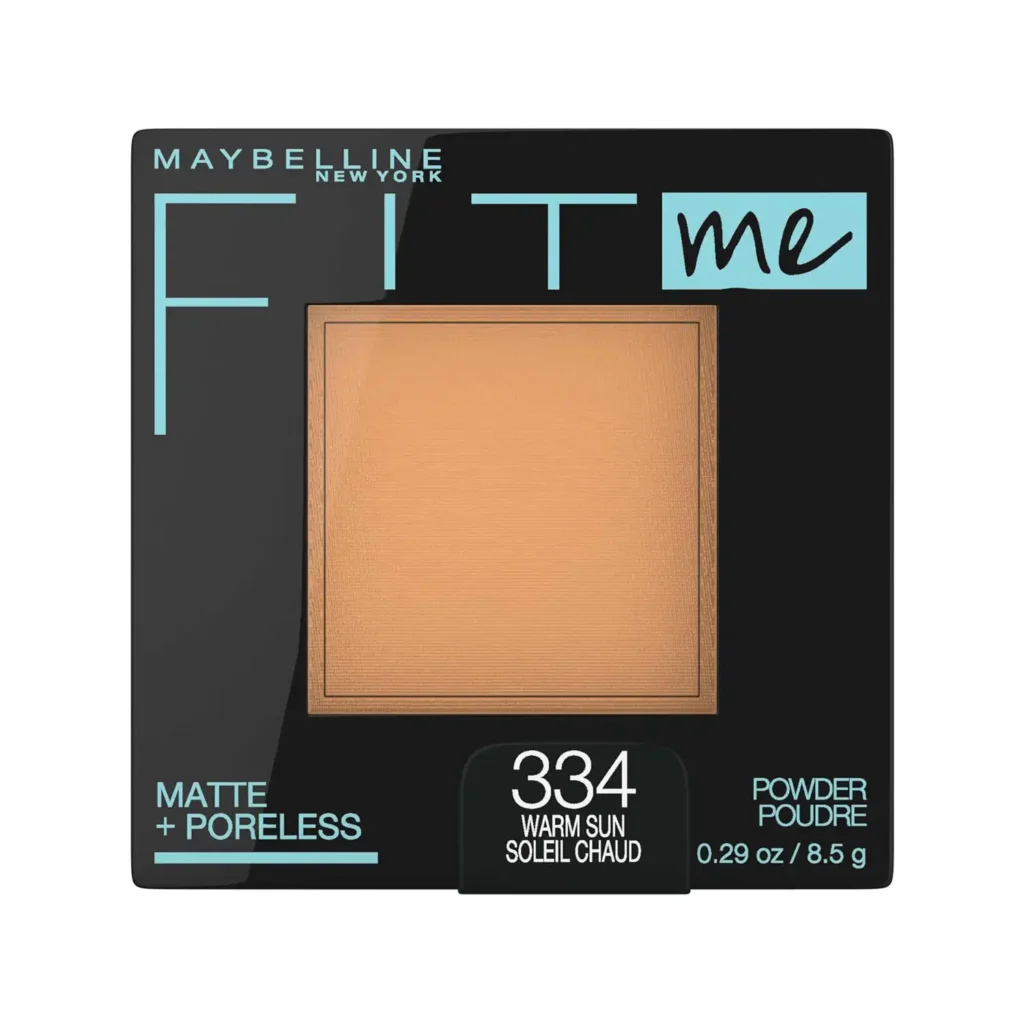Maybelline Fit Me Matte and Poreless Pressed Powder Warm Sun 334