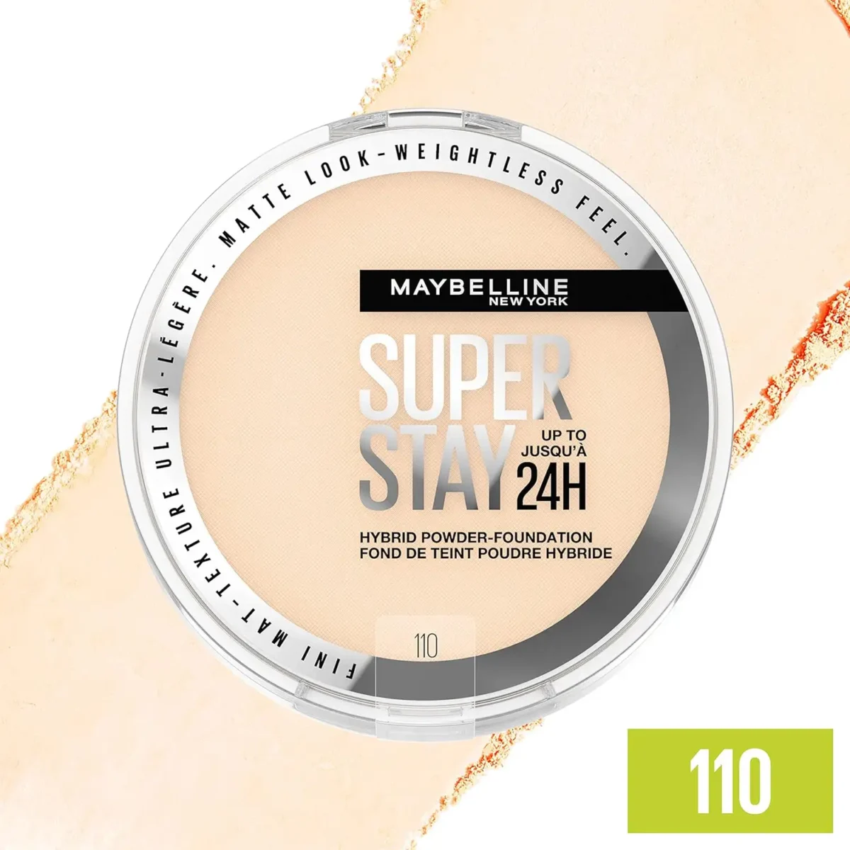 Maybelline Superstay Up To 24Hr Hybrid Powder Foundation 110 (2)