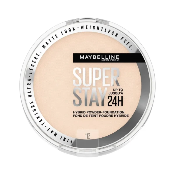 Maybelline Superstay Up To 24Hr Hybrid Powder Foundation 112