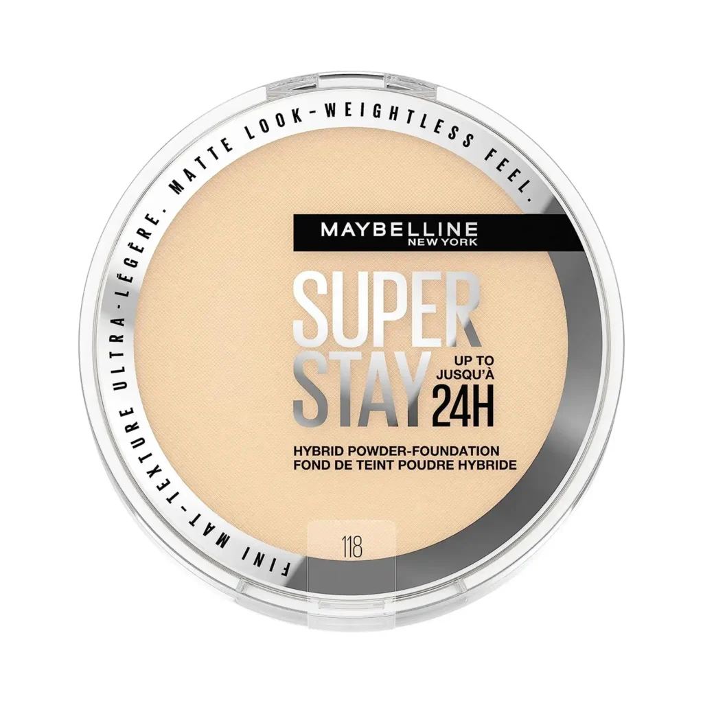 Maybelline Superstay Up To 24Hr Hybrid Powder Foundation 118