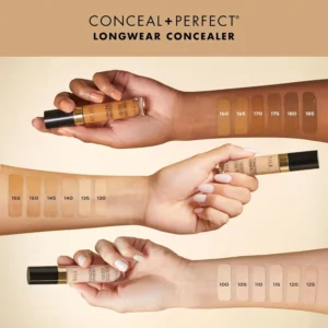 Milani Conceal Perfect Longwear Concealer All Shades Hand Swatch