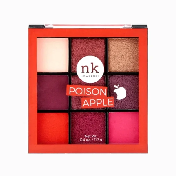 Nicka K Nine Color Eyeshadow Palette Poison Apple