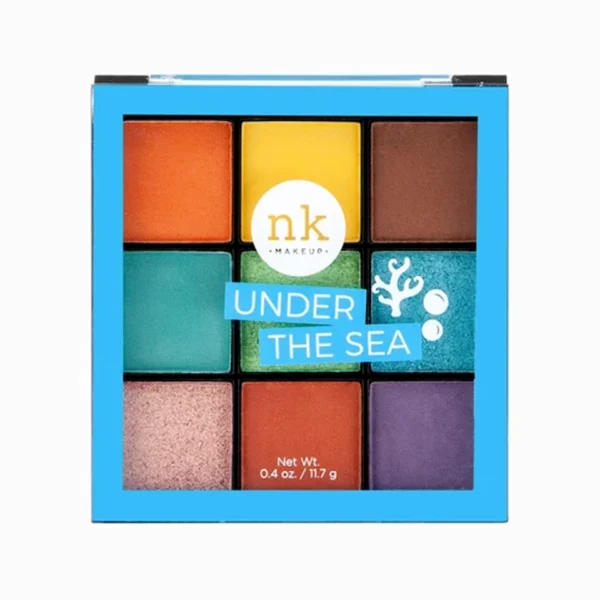 Nicka K Nine Color Eyeshadow Palette Under The Sea