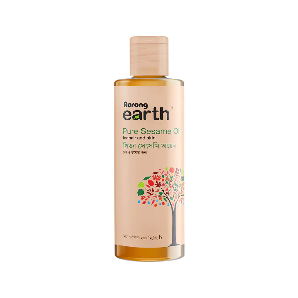 Aarong Earth Pure Sesame Oil for Hair and Skin 200ml