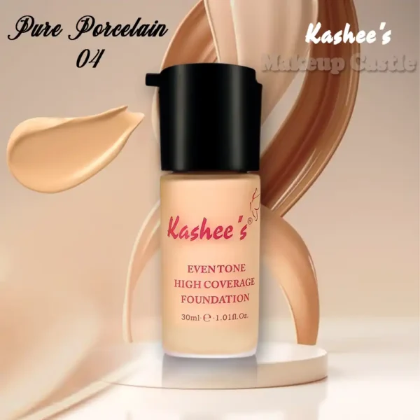 Kashees Liquid Foundation Eventone High Coverage 04 Pore Porcelain