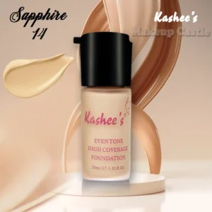 Kashees Liquid Foundation Eventone High Coverage 14 Sapphire