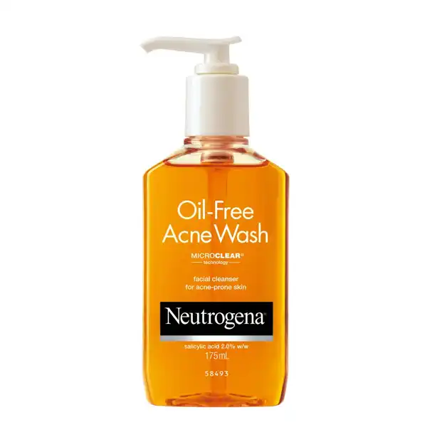 Neutrogena Oil Free Acne Wash Facial Cleanser