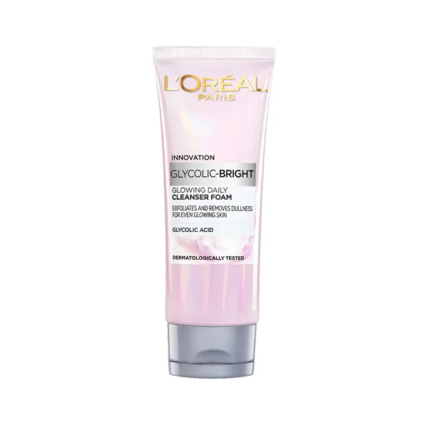 Loreal Paris Glycolic Bright Daily Cleanser Foam