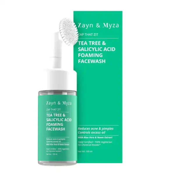 Zayn amp Myza Tea Tree amp Salicylic Acid Foaming Face Wash Applicator Women
