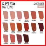 maybelline superstay lipstick shades