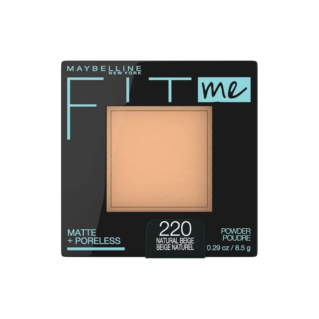 Maybelline Fit Me Matte and Poreless Pressed Powder 220 Natural Beige (1)