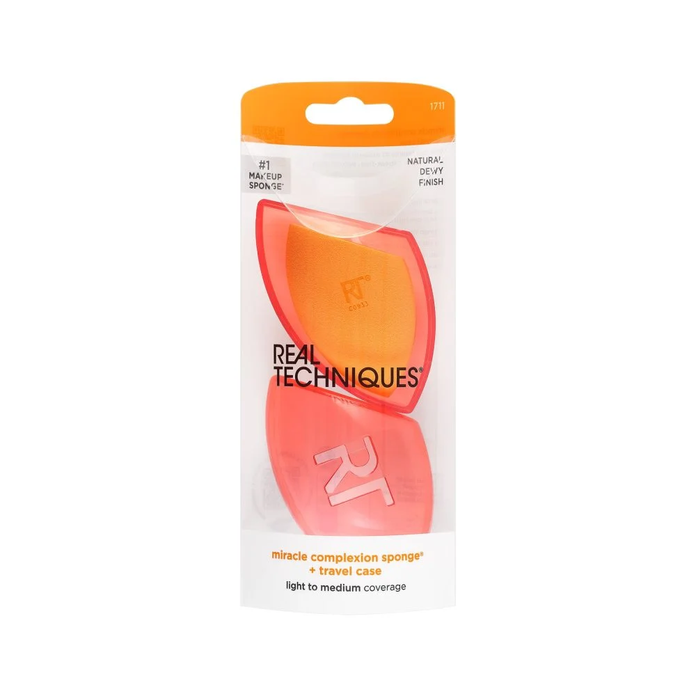 Real Technique Miracle Complexion Sponge Makeup Blender and Travel Case