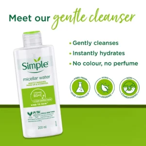 Simple Kind To Skin Micellar Cleansing Water 300ml (4)
