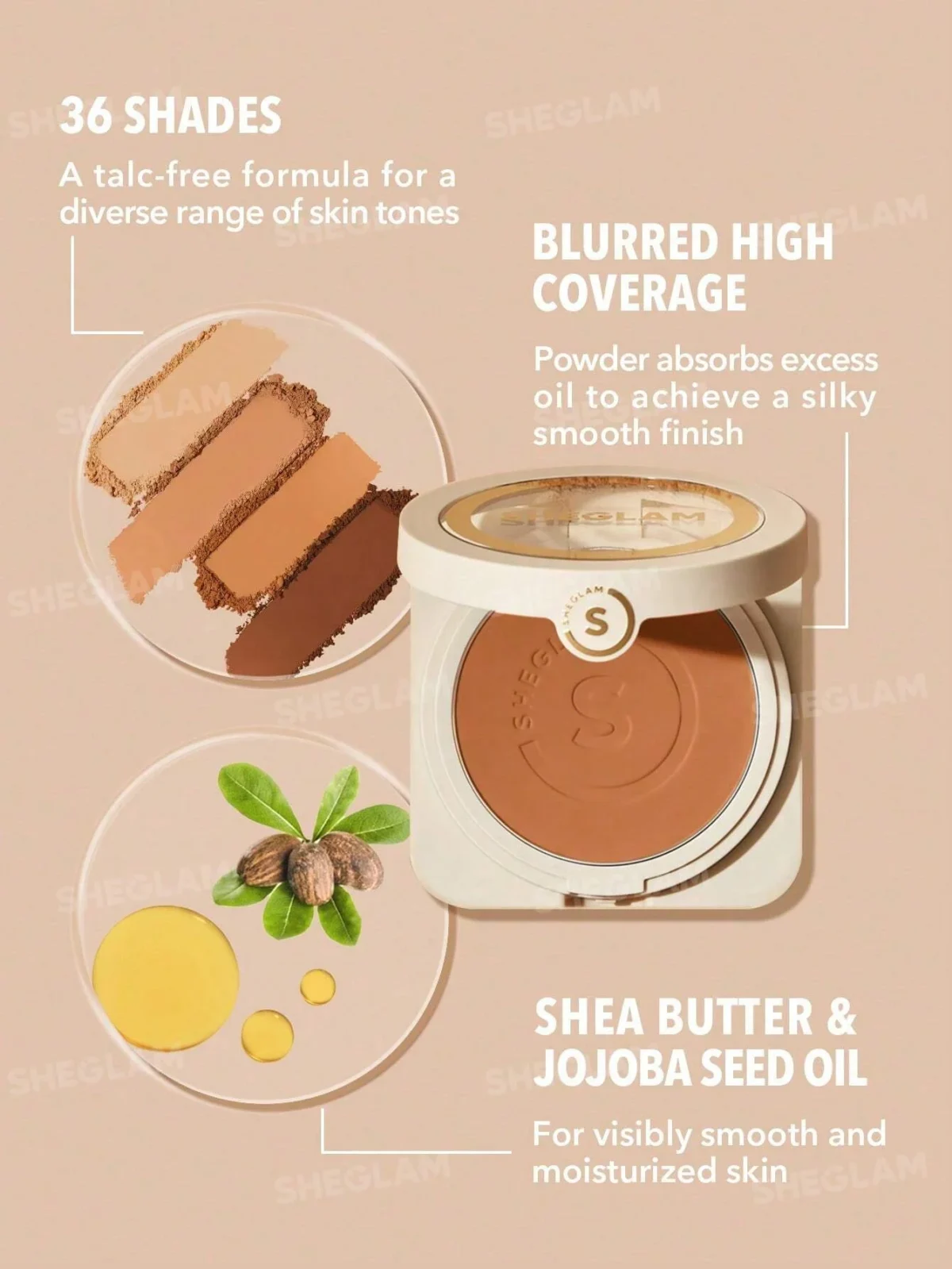 Sheglam Skin Focus High Coverage Powder Foundation 1