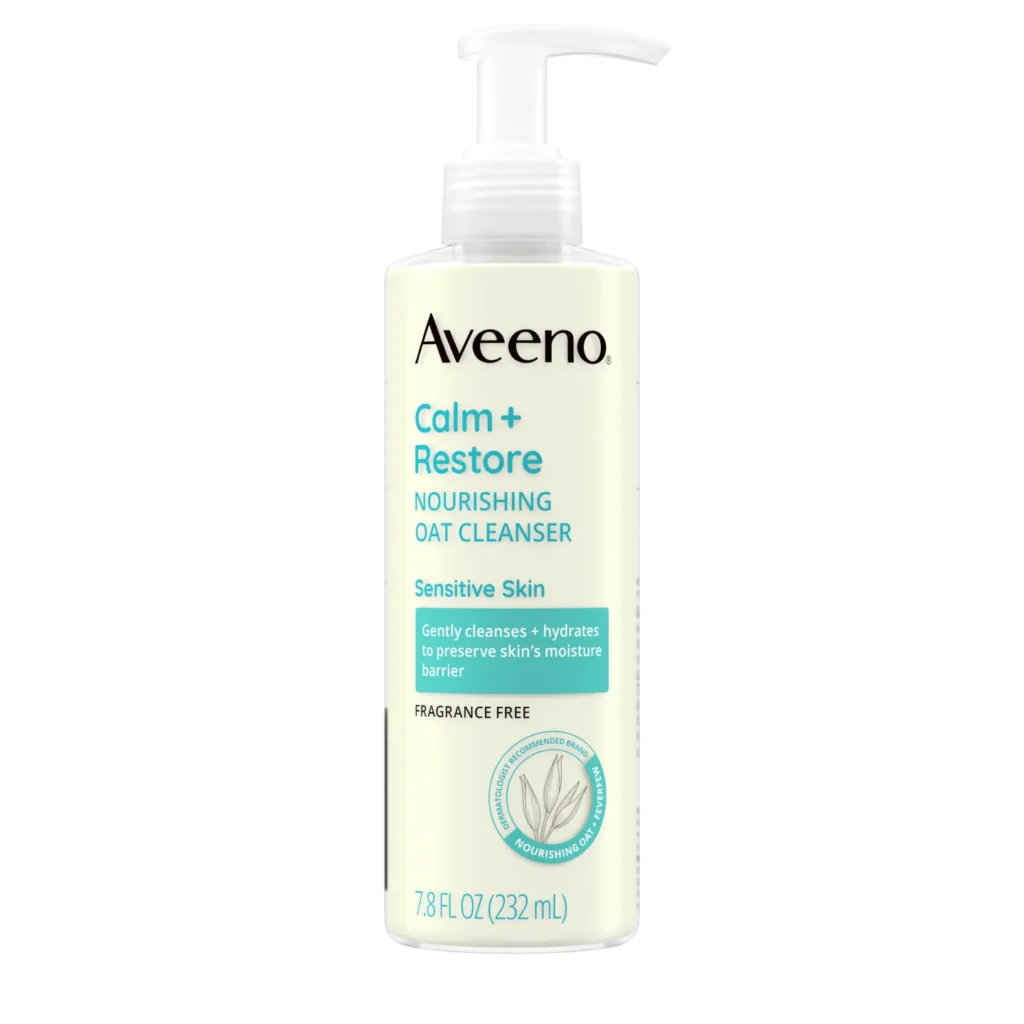 Aveeno Calm Restore Nourishing Oat Cleanser-232ml