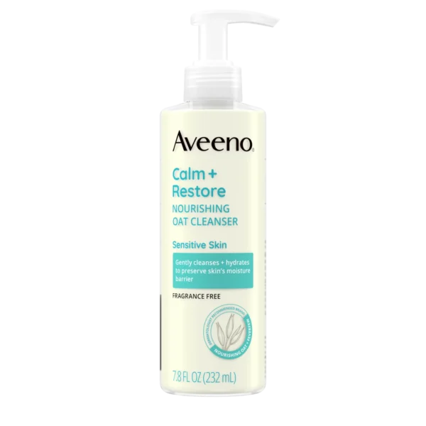 Aveeno Calm Restore Nourishing Oat Cleanser-232ml