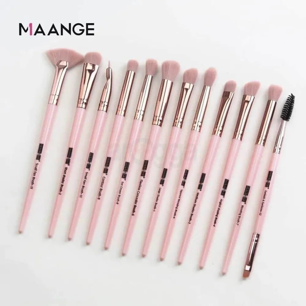 Maange 12 Pieces Eye Brush Set