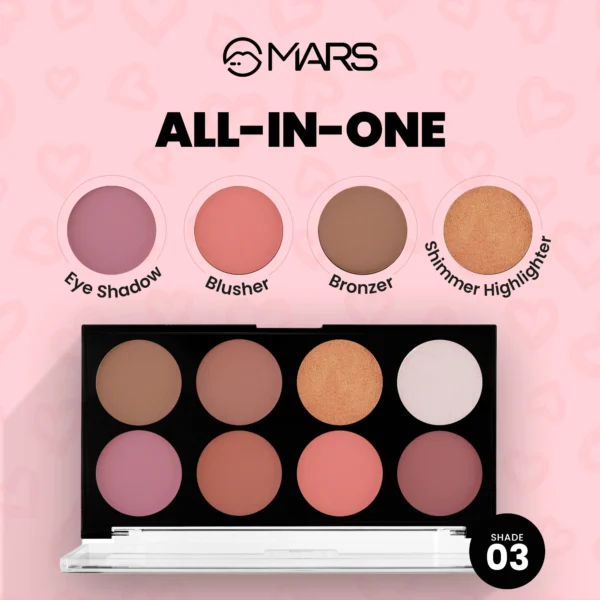 Mars Fantasy Face Blush Palette 3