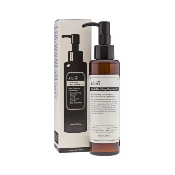 KLAIRS Gentle Black Deep Cleansing Oil 150 ml