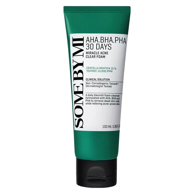 Some By Mi AHA BHA PHA 30 Days Miracle Acne Clear Foam 100ml