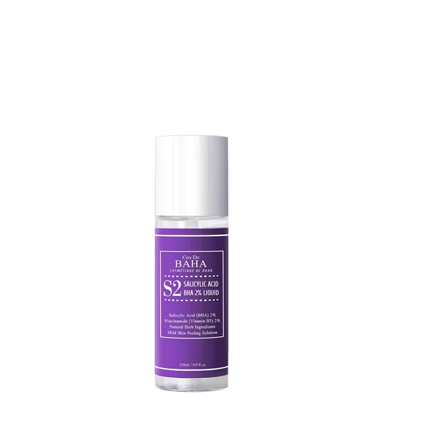 Cos De BAHA Salicylic Acid BHA 2% Liquid with Niacinamide 2% 120ml (S2)