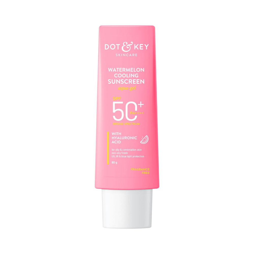 Dot & Key Watermelon Cooling Sunscreen SPF 50+ PA++++ with Hyaluronic Acid 80g